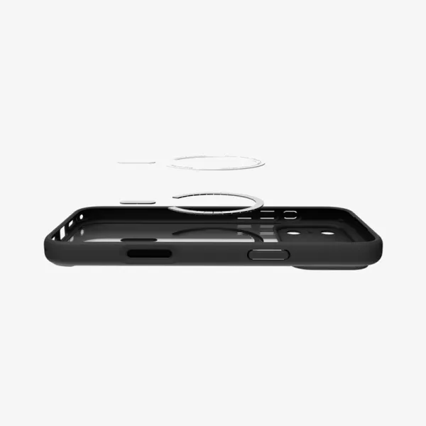 Spigen Ultra Hybrid Mag MagSafe - Case for iPhone 17 Pro Max (Frost Black / Orange)
