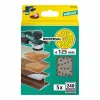Daugiaišdelių šlifuoklio diskas ekscentriniam šlifavimo aparato Wolfcraft 1115000 Ø 125 mm 240 g 5 vnt.