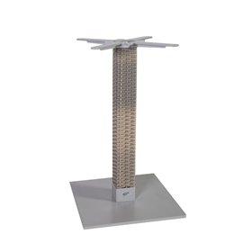 Table leg LARACHE 40x40xH72cm, plastic wicker