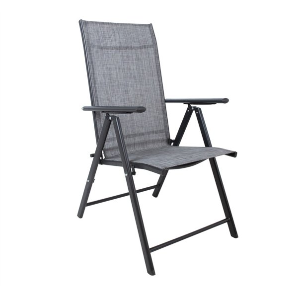 Chair DUBLIN foldable, grey