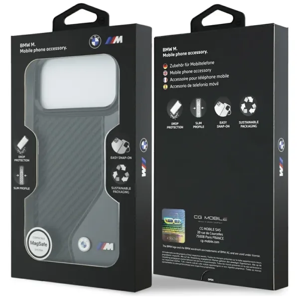 BMW M Carbon Logo MagSafe - Case iPhone 17 Pro Max (anthracite)