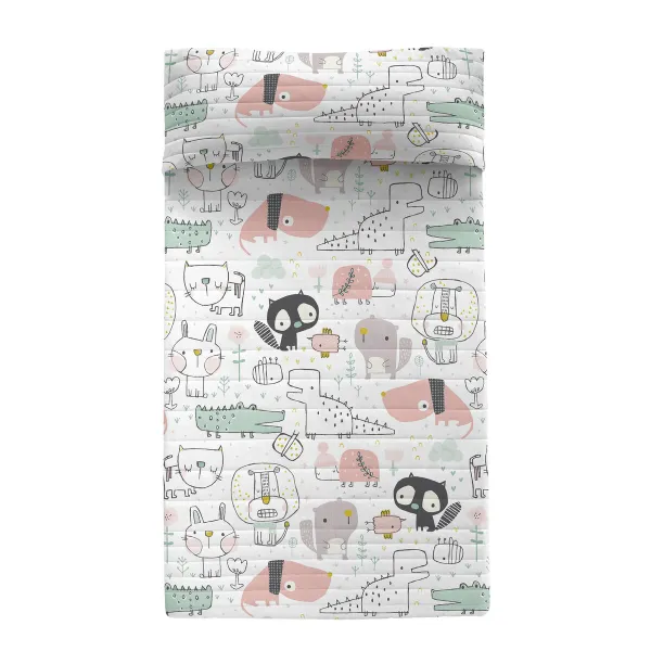 Lovatiesė (antklodė) HappyFriday Moshi Moshi Spalvotas 200 x 260 cm gyvūnai