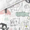 Lovatiesė (antklodė) HappyFriday Moshi Moshi Spalvotas 200 x 260 cm gyvūnai