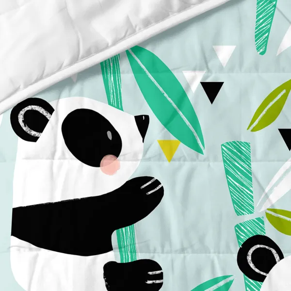 Gultas pārklājs (sega) HappyFriday Moshi Moshi Zils 200 x 260 cm Panda