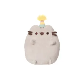 Pusheen - Plush stuffed animal in a birthday hat, 12 cm