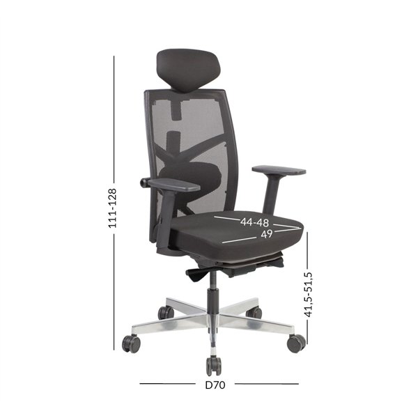 Task chair TUNE black