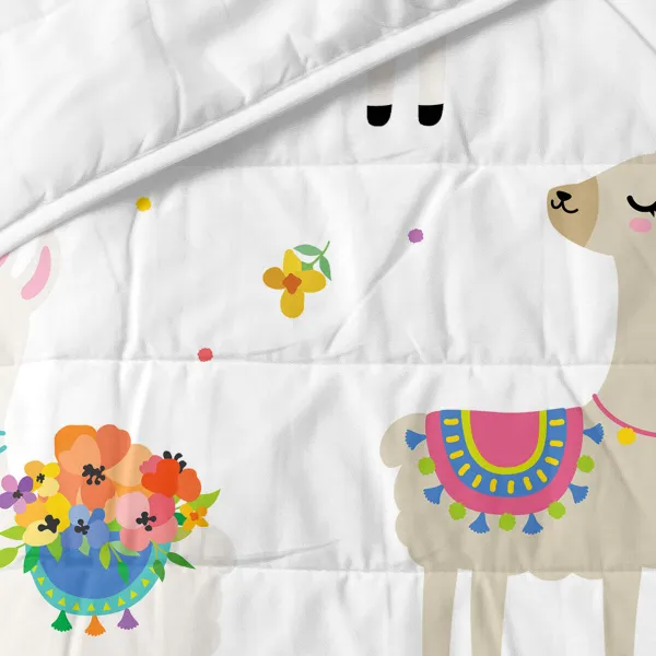 Lovatiesė (antklodė) HappyFriday Moshi Moshi Spalvotas 100 x 130 cm Liepsna