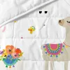 Lovatiesė (antklodė) HappyFriday Moshi Moshi Spalvotas 100 x 130 cm Liepsna