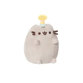 Pusheen - Plush stuffed animal in a birthday hat, 12 cm