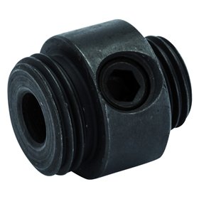 Upsize adaptor for enlarging existing holes