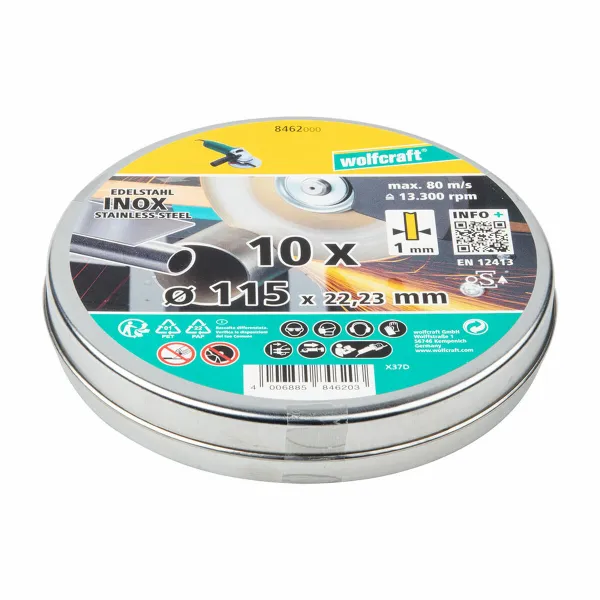 Griezējdiski Wolfcraft 8462000 Ø 115 mm
