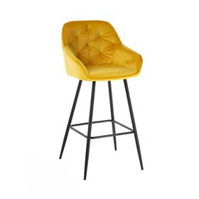 Bar chair BRITA yellow