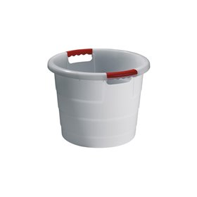Multi-purpose round container TONI, white 45L