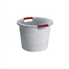 Multi-purpose round container TONI, white 70L