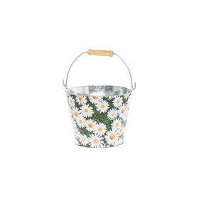 Metal bucket flower 10L