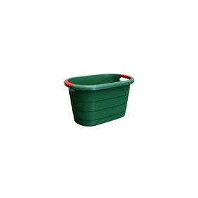 Multi-purpose oval container TONI, green 46L