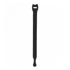 Multifunctional tie strap TR 12 x 200 mm, black - 10pcs.