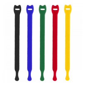 Multifunctional tie strap TR 12 x 200 mm, multicolour - 10pcs.
