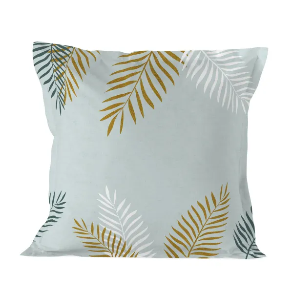 Наволочка HappyFriday Blanc Foliage Mint Разноцветный 80 x 80 cm