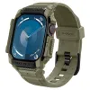Spigen Rugged Armor Pro - Band with Case for Apple Watch 10 46 mm (Vintage Khaki)