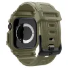 Spigen Rugged Armor Pro - Band with Case for Apple Watch 10 46 mm (Vintage Khaki)