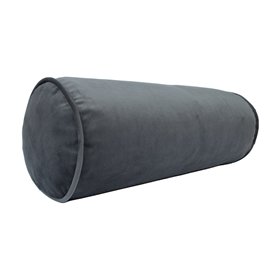 Pillow roll VELVET D18x50cm, grey