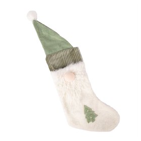 Christmas stocking CANDY 31x5x52cm, white