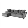 Corner sofa DIVI LC, grey