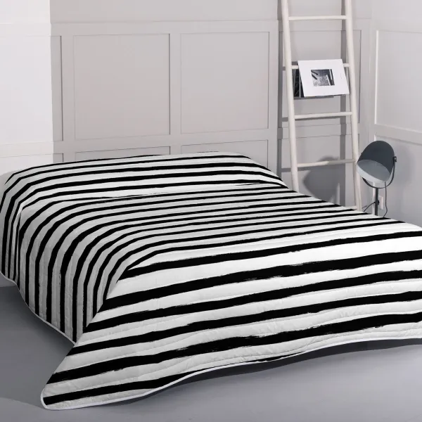 Lovatiesė (antklodė) HappyFriday Blanc Stripes Spalvotas 270 x 260 cm