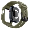Spigen Rugged Armor Pro - Band with Case for Apple Watch 10 46 mm (Vintage Khaki)