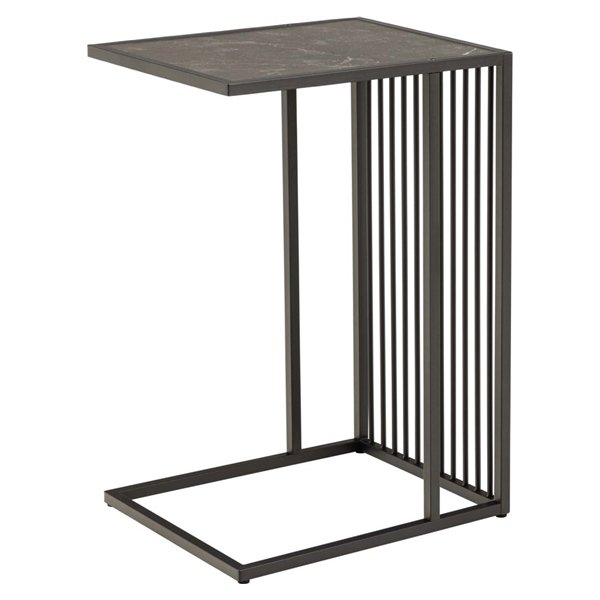 Side table STRINGTON 35x43xH63cm, black