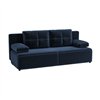 Sofa bed MUNICH with storage box, dark blue