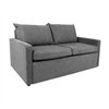 Sofa bed COLOGNE with storage box, light grey