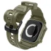 Spigen Rugged Armor Pro - Band with Case for Apple Watch 10 46 mm (Vintage Khaki)