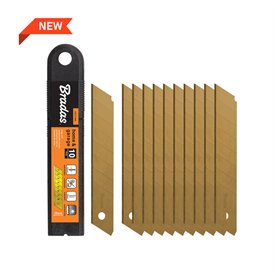 Snap-off replaceable blades 18 mm GOLD, 10 pcs