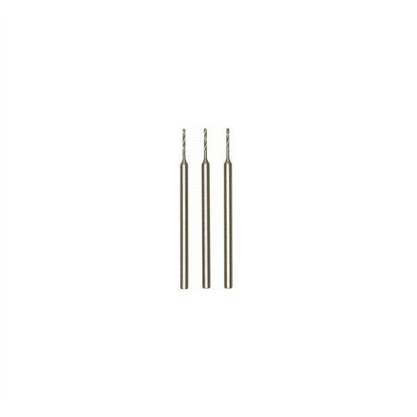 Tungsten vanadium drill bits, 0.8 mm, 3 pcs.