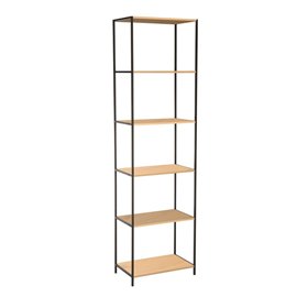 Shelf HARPER 50x30xH180cm, ash/black