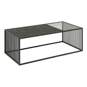 Coffee table STRINGTON 120x60xH40cm, black