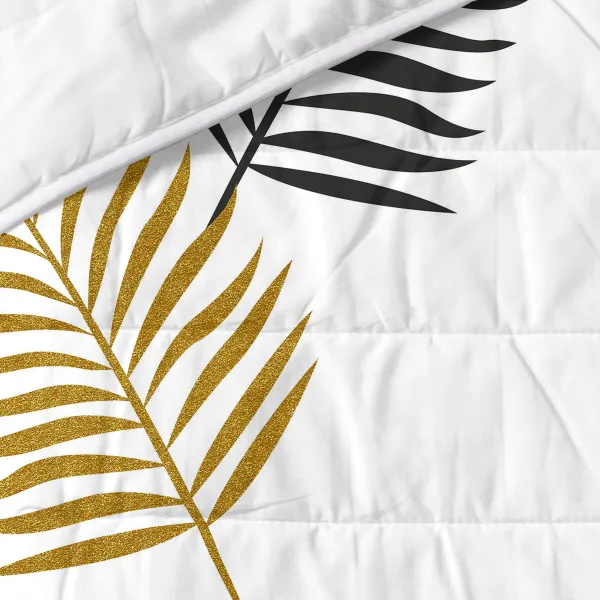 постельное покрывало HappyFriday Blanc Foliage Разноцветный 180 x 260 cm