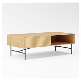 Coffee table BASSEL 120x60xH40cm, 3D melamine