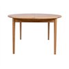 Dining table TROYES D100+32xH75cm, oak