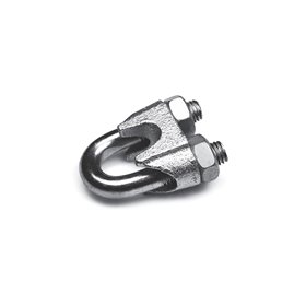 Wire Rope Clip, 16 mm, Galvanized, DIN 741