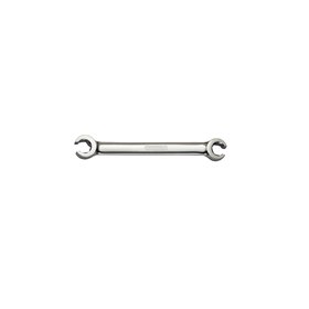 CHROMEplus Open double ring spanner, offset, 6x8mm