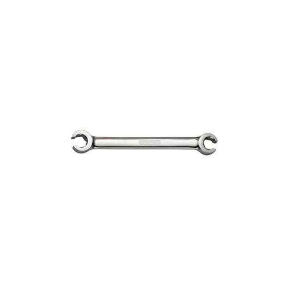CHROMEplus Open double ring spanner, offset, 6x8mm