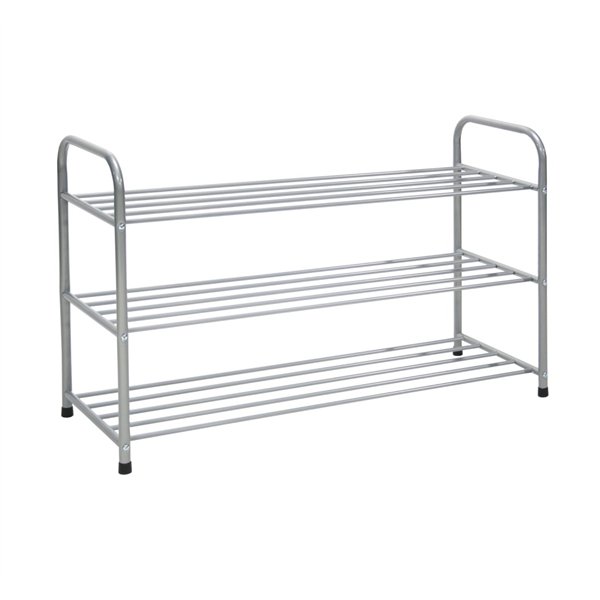 Shoe rack BENITO silver