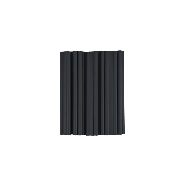 Clips for SOLID screen strips - dark grey