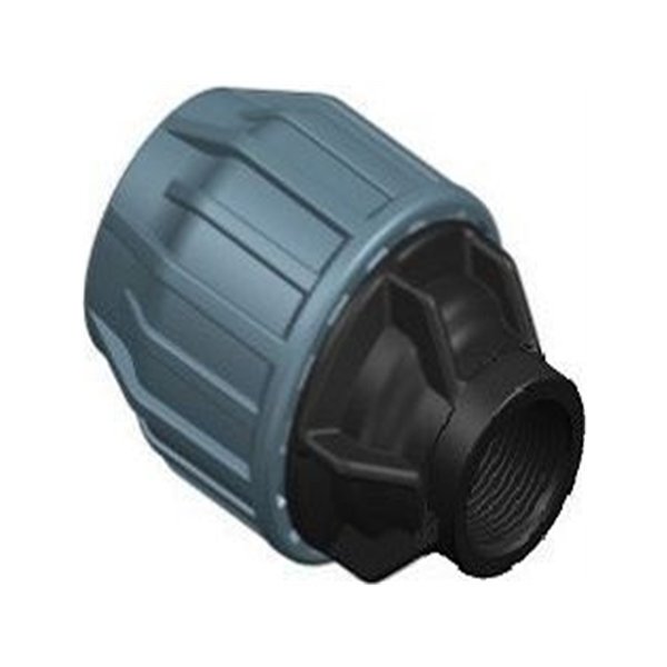 PP Compression adaptor 50x1½" F Elysee