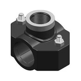PP clamp saddle (4 bolts) 63x1" F Elysee