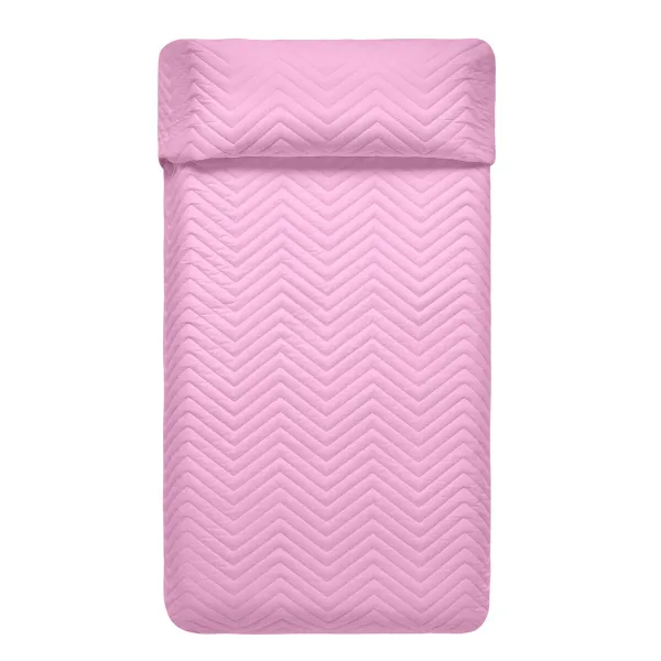 Bedspread (quilt) HappyFriday Basic Kids Arista Pink 180 x 260 cm