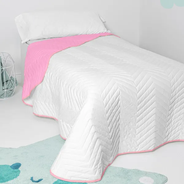 Vuodepeite (viltti) HappyFriday Basic Kids Arista Pinkki 180 x 260 cm